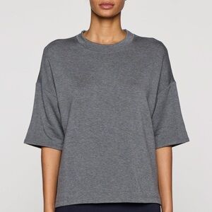 Bleusalt The Oversized T-Shirt Women's in Dark Gray Size Medium/2